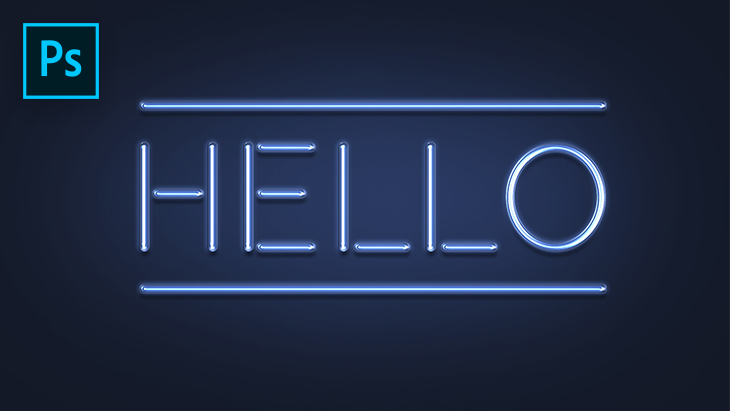 #9 완전 리얼 3D 네온사인 효과 Neon Sign Effect – 포토샵 실전 강좌