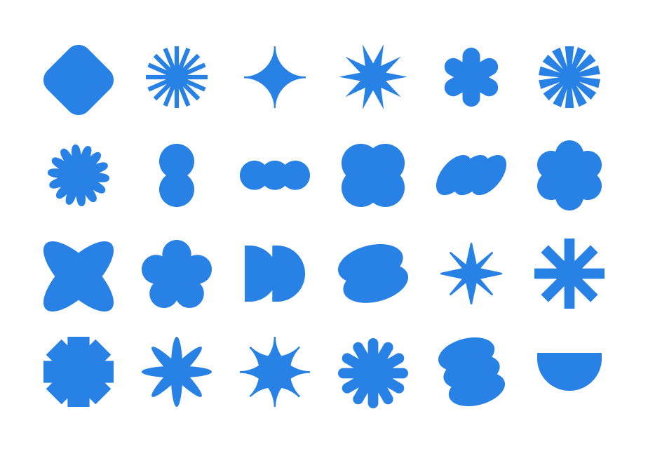 상세페이지 템플릿 Type B 그래픽 에셋