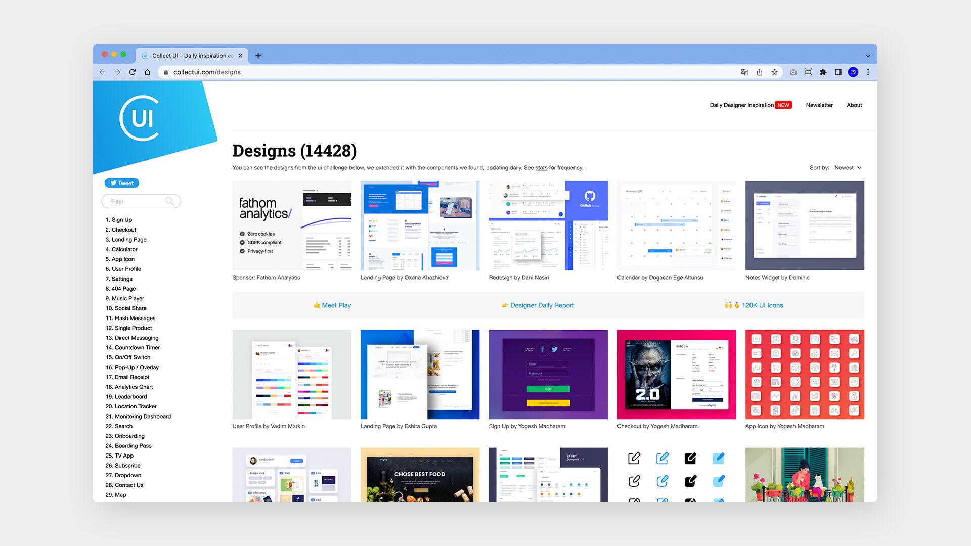 UXUI 디자인 참고하기 좋은 웹사이트 모음 | 디자인베이스