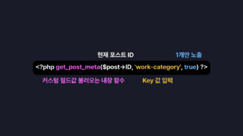 워드프레스 고급 강의 - 커스텀 필드