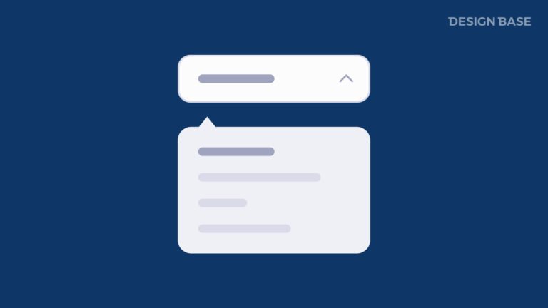 드롭다운(Drop-down) | 디자인베이스