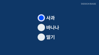 라디오 버튼 예시