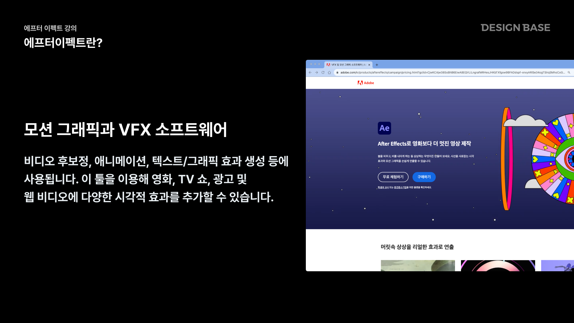 애프터 이펙트란?