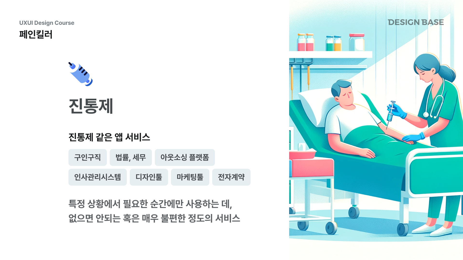 진통제 같은 앱 서비스