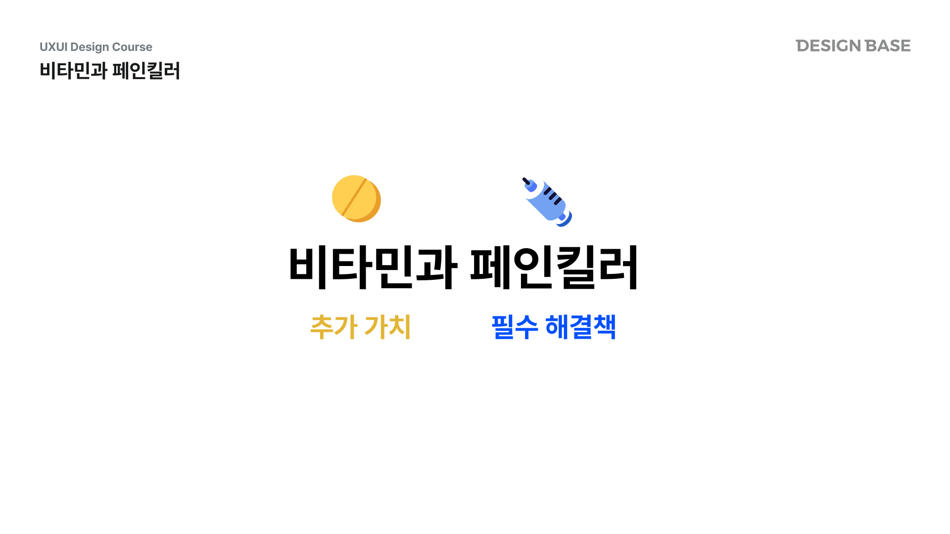 비타민과 페인킬러