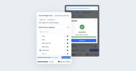 피그마 플러그인 - font changer