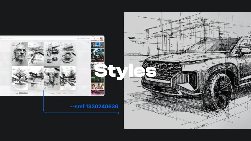 미드저니 스타일 레퍼런스 활용